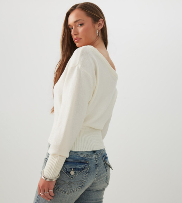 اردين  توبات قصيرة - أوف وايت  Cropped Tops