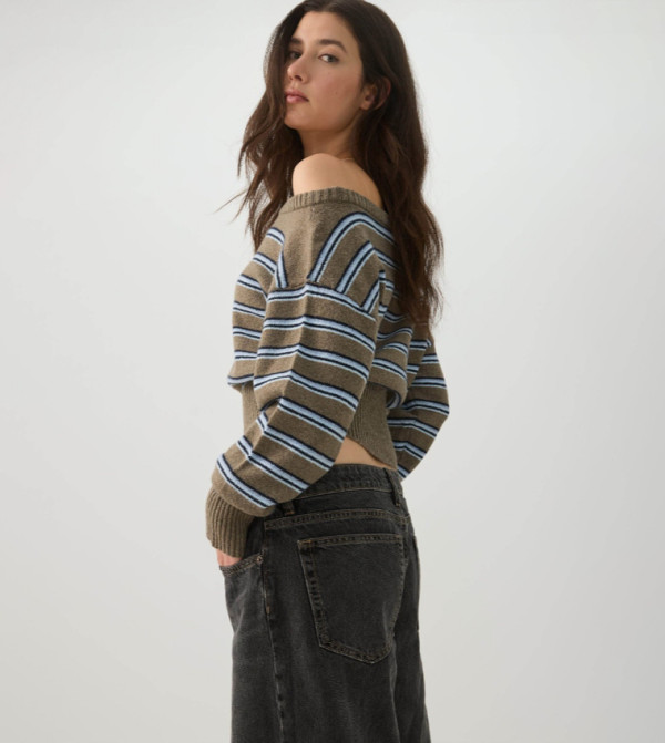 اردين  توبات قصيرة - كاكي Cropped Tops
