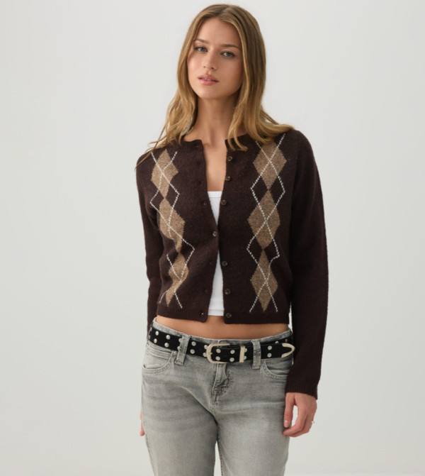 Ardene  knit-notes - Brown Cardigans