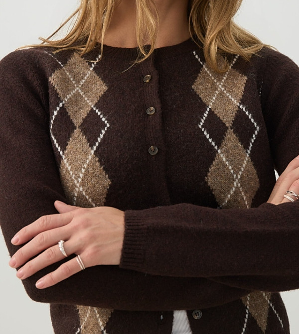 Ardene  knit-notes - Brown Cardigans
