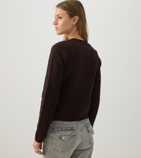 Ardene  knit-notes - Brown Cardigans