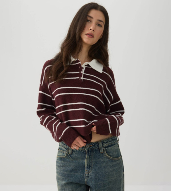 اردين  سترات و كارديغانات - بورغندي Sweaters