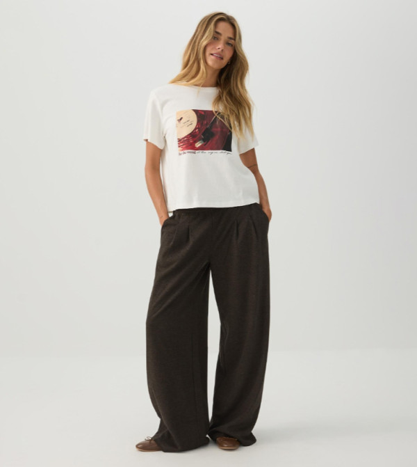 Ardene  Pants & Leggings - Brown Casual Pants