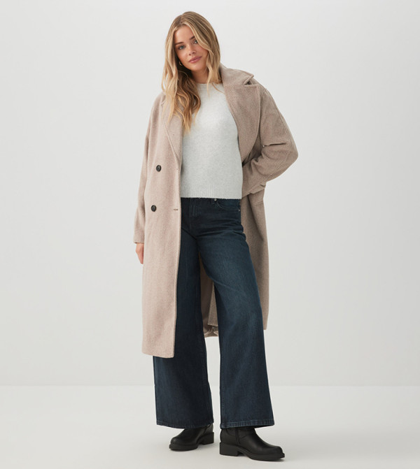 Ardene  Jackets & Coats - Taupe Overcoats