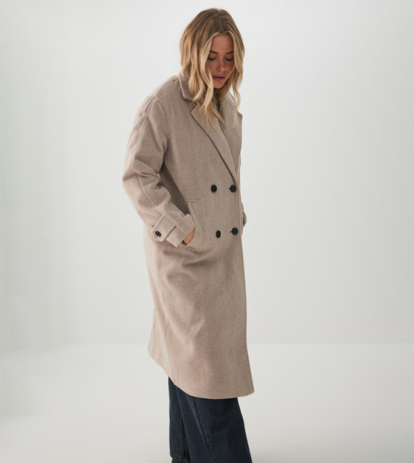 Ardene  Jackets & Coats - Taupe Overcoats