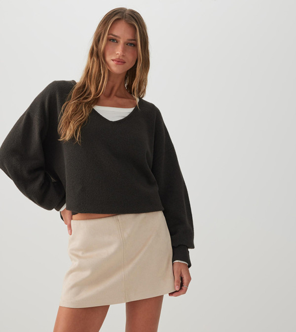 Ardene Skirts - Beige Mini Skirts