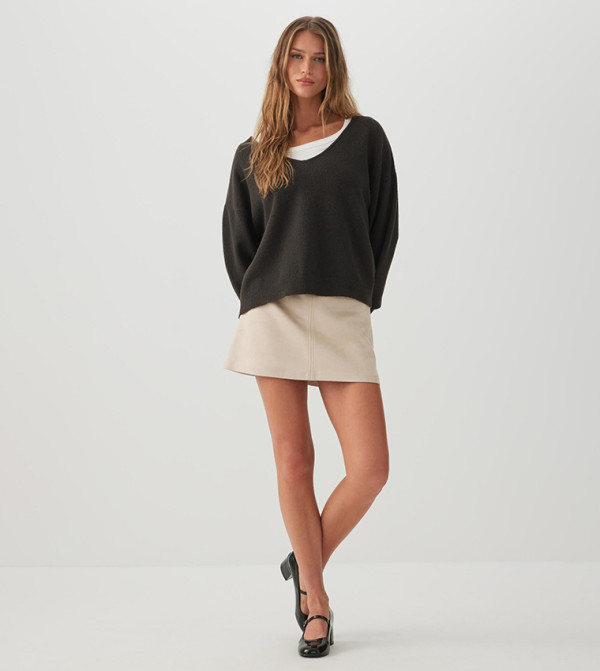 Ardene Skirts - Beige Mini Skirts