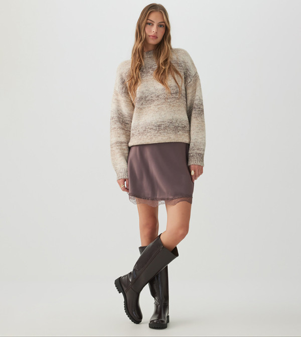 Ardene  Mini Skirts - Purple Mini Skirts