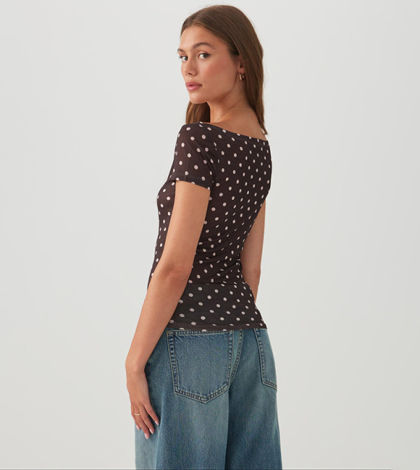 اردين  بلوزات - بني  Casual Tops