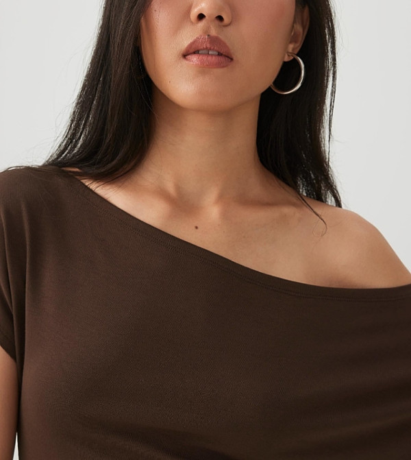 Ardene Cropped Tops - Brown Cropped Tops
