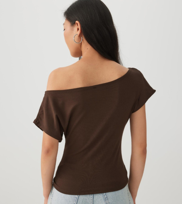 Ardene Cropped Tops - Brown Cropped Tops