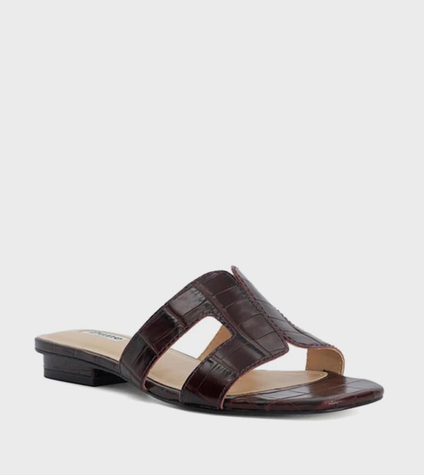 Dune London  pre-dune-london-launch - Burgundy Flat Sandals
