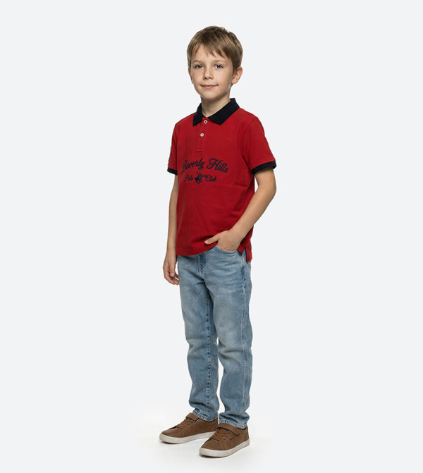 بيفرلي هيلز بولو كلوب  تيشيرتات  - أحمر T-shirts