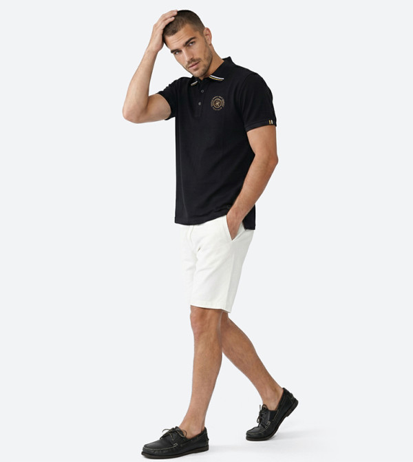 بيفرلي هيلز بولو كلوب  ملابس - أسود قمصان بولو