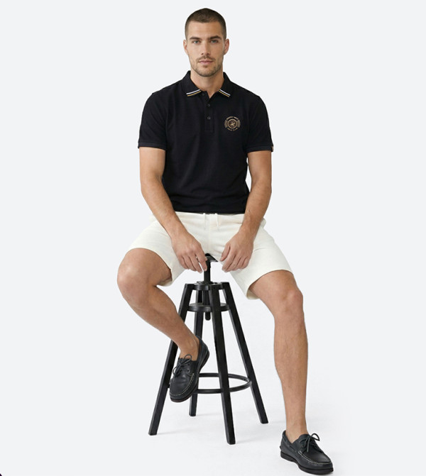 بيفرلي هيلز بولو كلوب  ملابس - أسود قمصان بولو