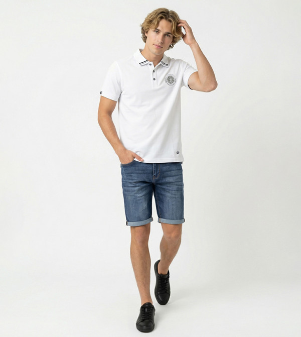 Beverly Hills Polo Club Beverly Hills Polo Club - White Polo T-shirts
