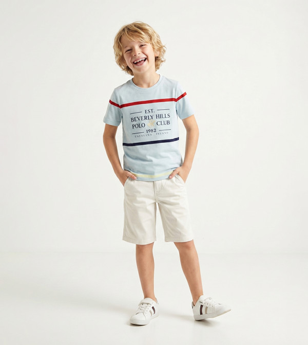 Beverly Hills Polo Club  colorpop-k - Blue T-Shirts