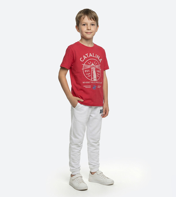 بيفرلي هيلز بولو كلوب  heat-ready-essentials - أحمر T-shirts