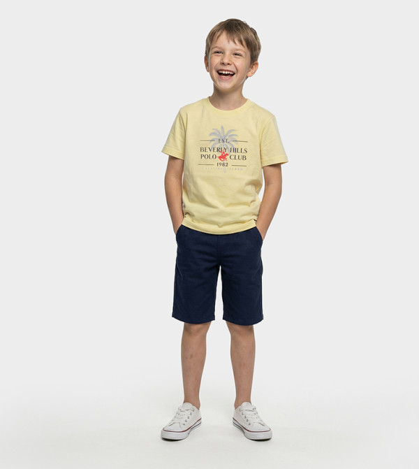 Beverly Hills Polo Club  colorpop-k - Yellow T-shirts