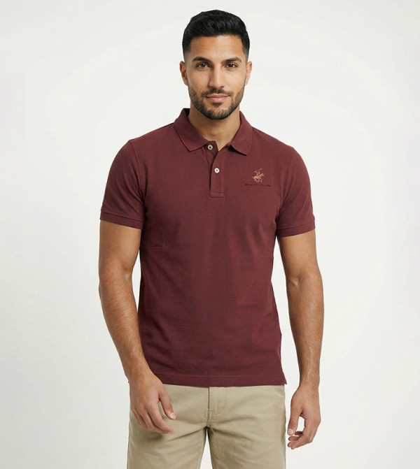 Beverly Hills Polo Club Beverly Hills Polo Club - Brown Polo T-shirts