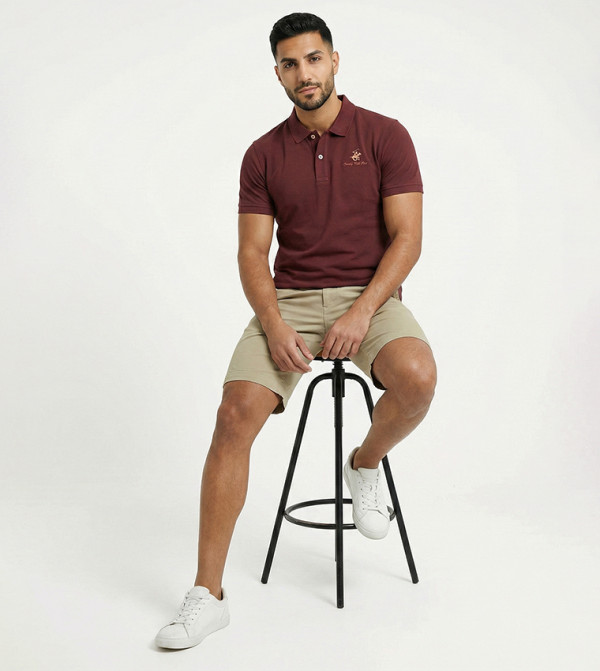 Beverly Hills Polo Club Beverly Hills Polo Club - Brown Polo T-shirts