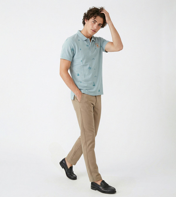 Beverly Hills Polo Club  T-Shirts - Mint Polo T-shirts