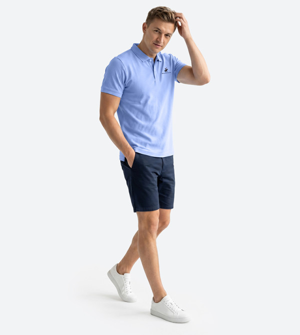 Beverly Hills Polo Club  Clothing - Blue Polo T-shirts