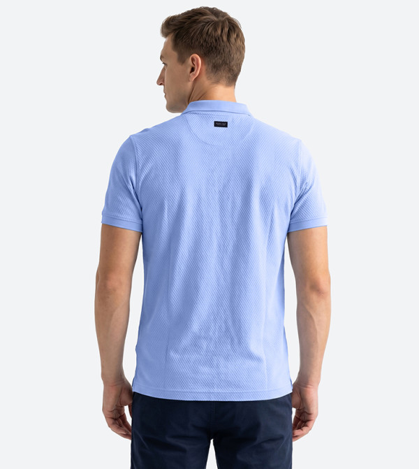 Beverly Hills Polo Club  Clothing - Blue Polo T-shirts