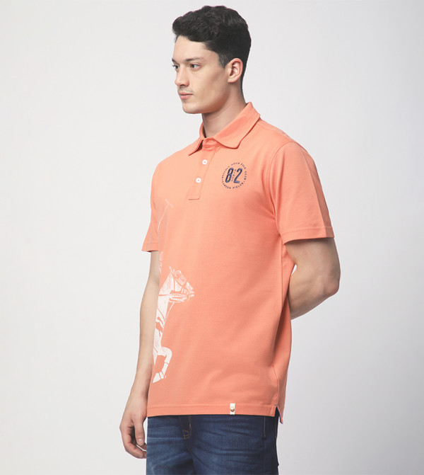 Beverly Hills Polo Club - Orange Polo T-shirts