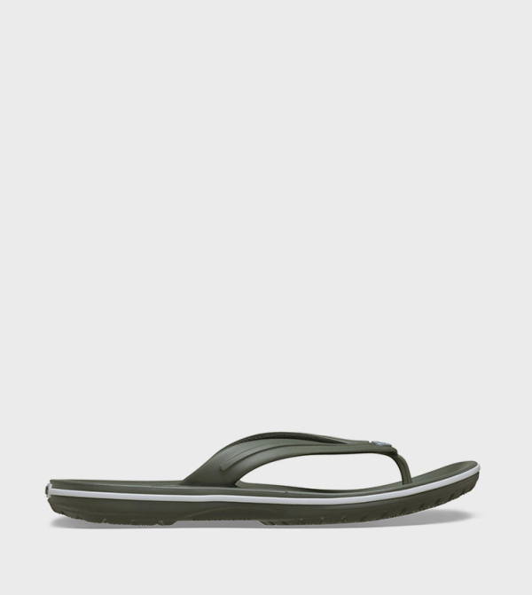 Crocs  Flip flops and Slides - Olive Flip-Flops