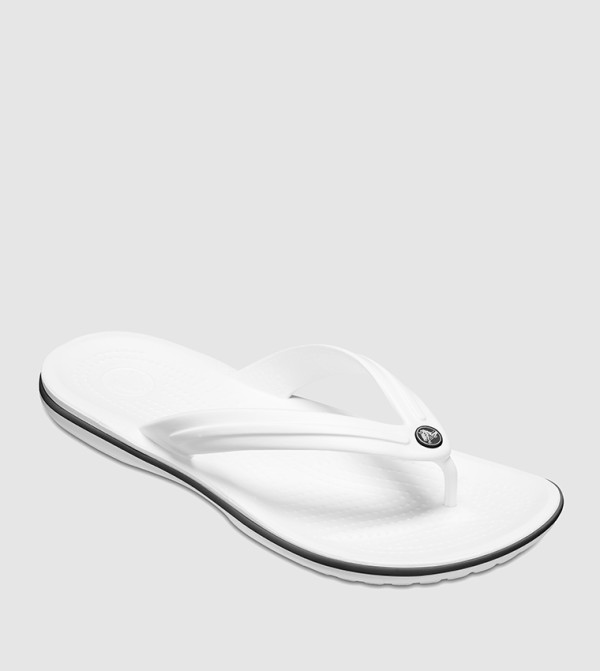 Crocs  Slides - White Flip-Flops