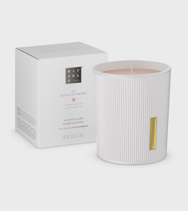 ريتوالز ديكورات منزلية - وردي شموع