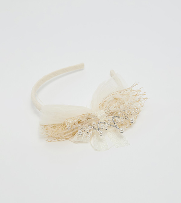 R&B  Headwear - Ivory Headwear