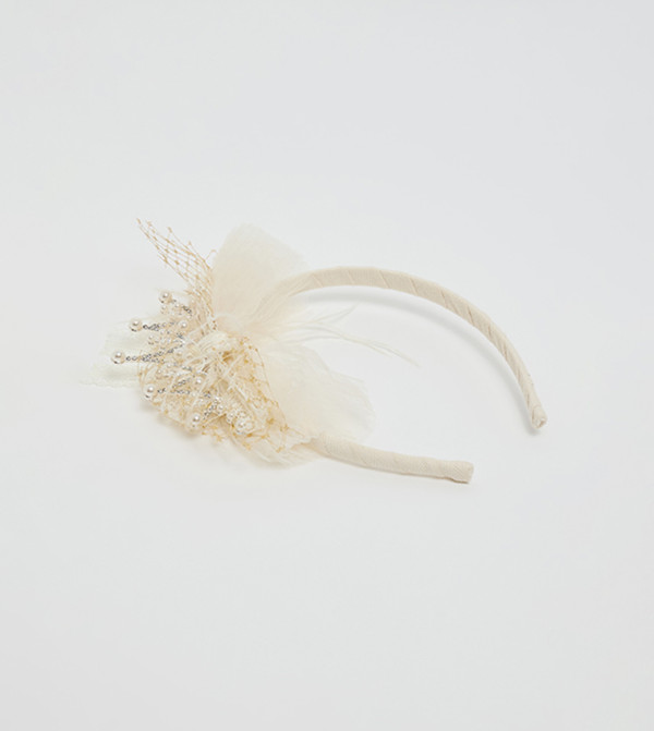 R&B  Headwear - Ivory Headwear