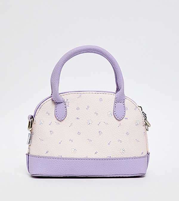 R&B  Hand Bags - Lilac Satchel