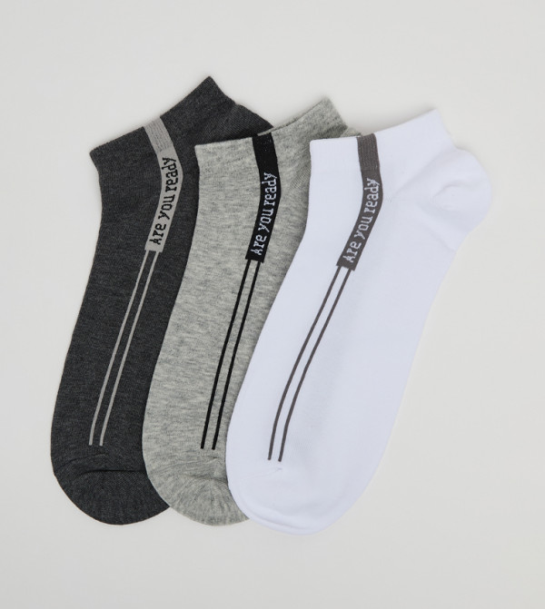 R&B  Ankle Length Socks - Multi Ankle Length Socks