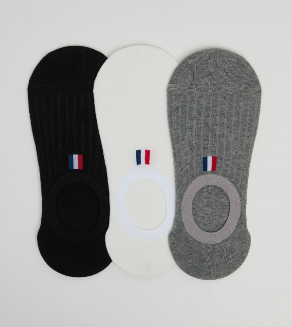 R&B  No show Socks - Multi No Show Socks