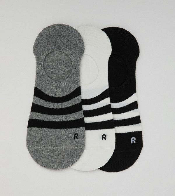 R&B  No show Socks - Multi No Show Socks