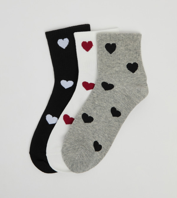 أر آند بي  جوارب للمنتصف الساق  - متعدد Calf Length Socks