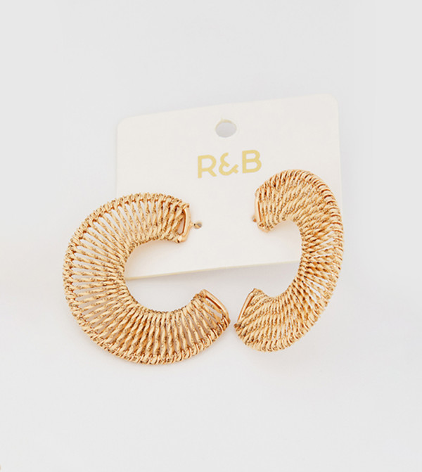 R&B  Jewellery - Beige Earrings