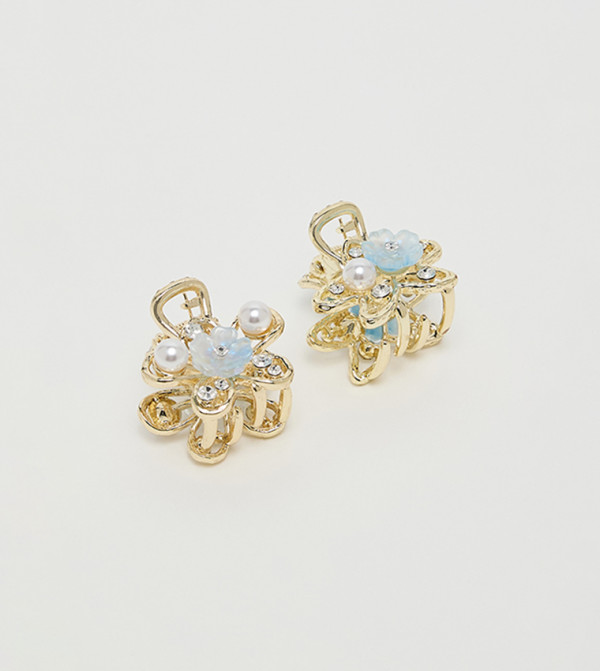 R&B  Hair Clips - Gold Hair Clips