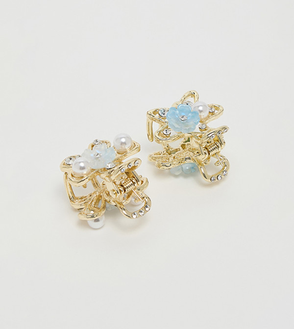 R&B  Hair Clips - Gold Hair Clips