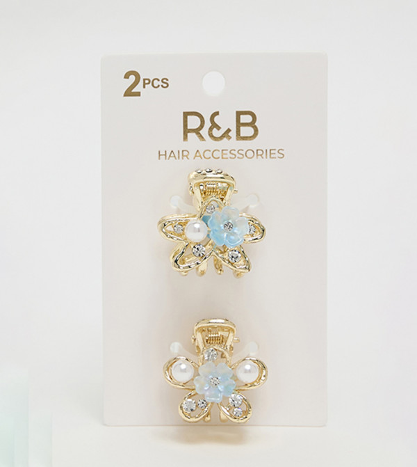 R&B  Hair Clips - Gold Hair Clips