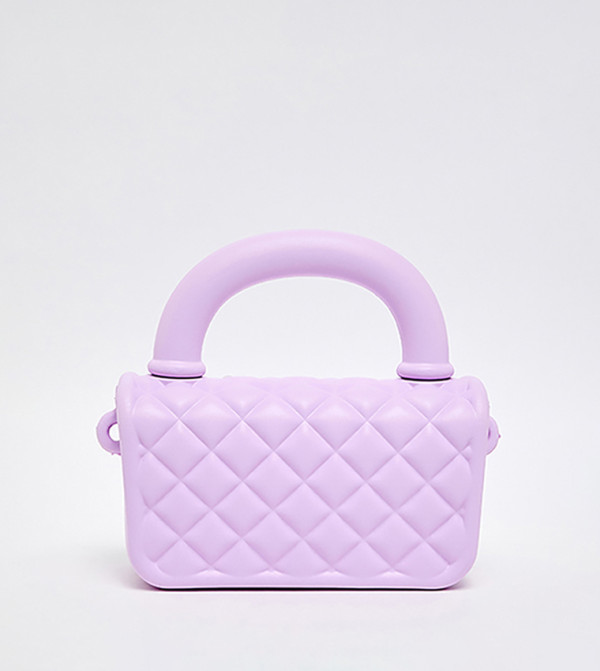R&B  Shoulder Bag - Lilac Shoulder Bag