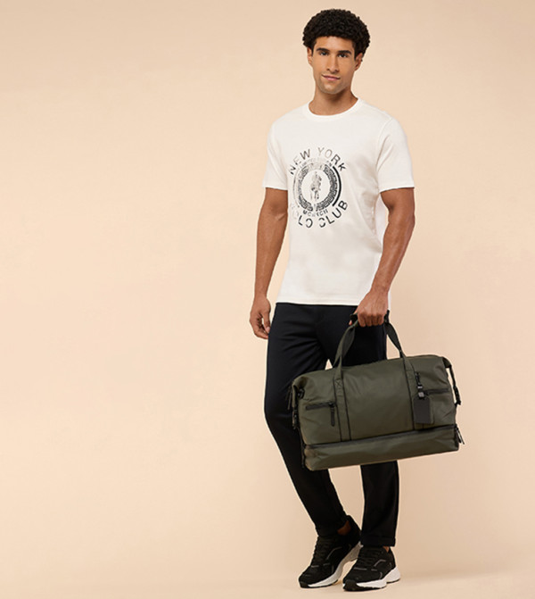 R&B  Bags - Olive Duffel Bags