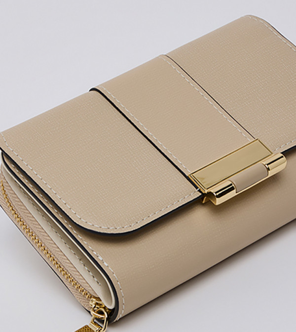 R&B  Wallets - Beige Wallets