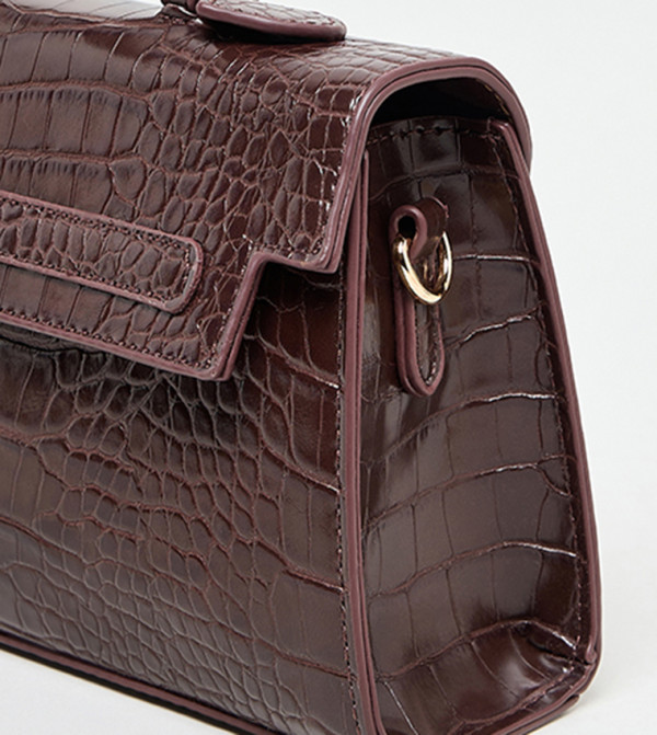 R&B R&B - Dark Brown Handheld Bags