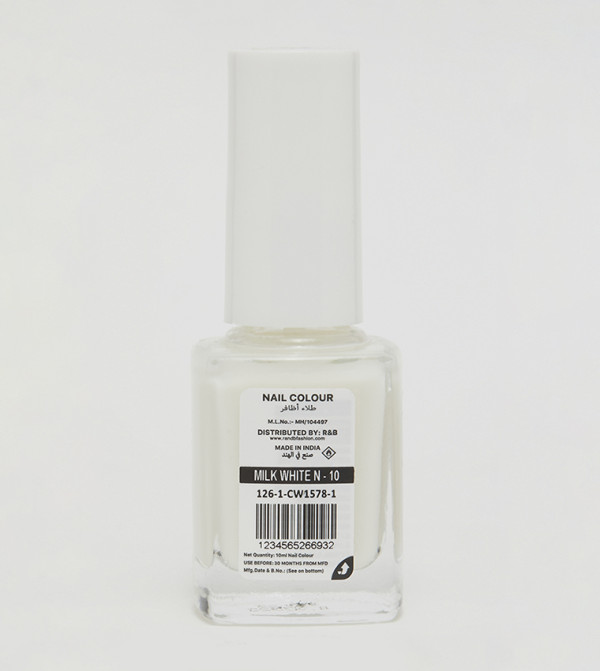 R&B  Nails - White Nail Polish