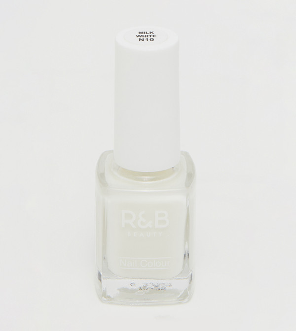 R&B  Nails - White Nail Polish