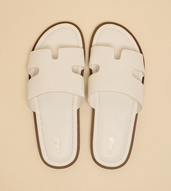 R&B R&B - Ivory Casual Sandals